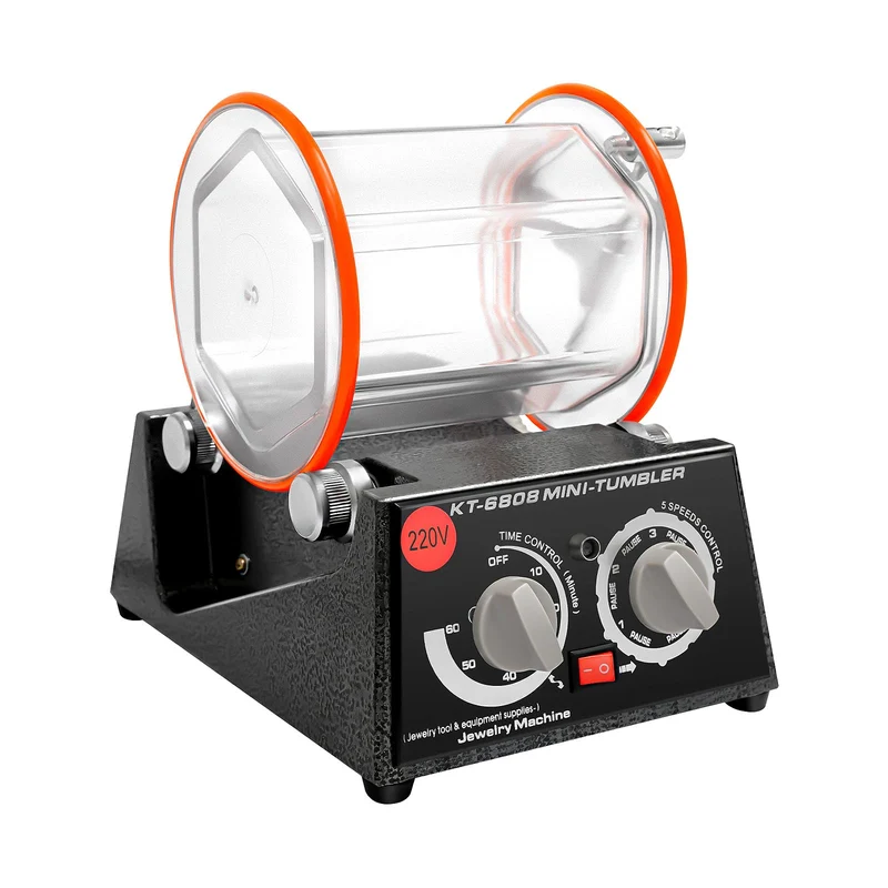 Poliertrommel 60W, Rotary Tumbler Oberflächenpolierer220V mit Timer